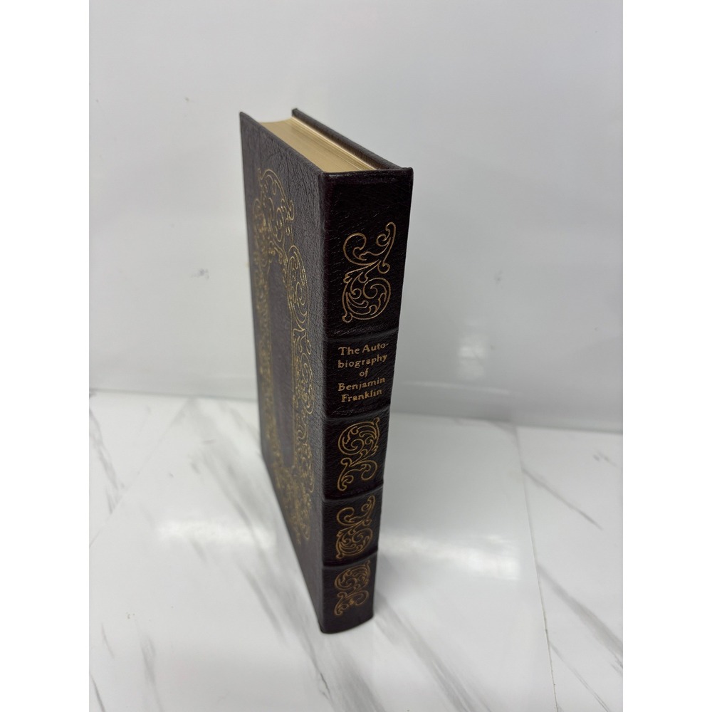 The Autobiography of Benjamin Franklin Easton Press Leather Collectors Edition‎
